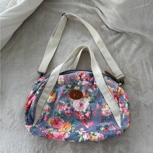 Floral Canvas Tote Bag